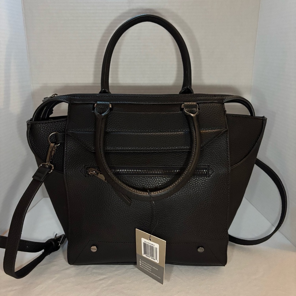 Danielle Nicole Purse Black Shoulder Bag With Crossbody Strap.‎ NWT